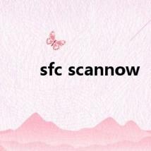 sfc scannow