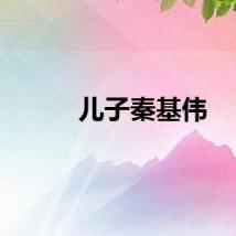 儿子秦基伟