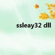 ssleay32 dll