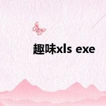 趣味xls exe