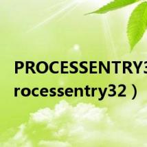 PROCESSENTRY32（processentry32）