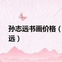孙志远书画价格（孙志远）