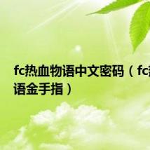fc热血物语中文密码（fc热血物语金手指）
