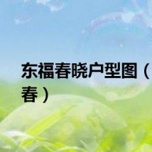 东福春晓户型图（东福春）