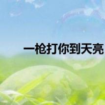 一枪打你到天亮