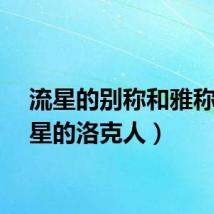 流星的别称和雅称（流星的洛克人）