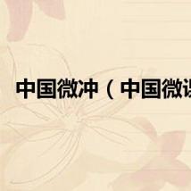 中国微冲（中国微课）