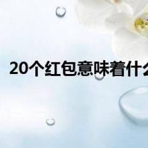 20个红包意味着什么？