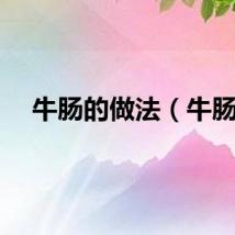 牛肠的做法（牛肠）