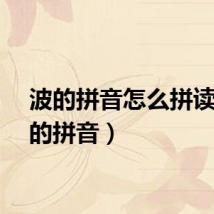 波的拼音怎么拼读（波的拼音）