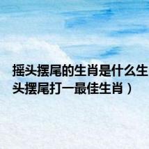 摇头摆尾的生肖是什么生肖（摇头摆尾打一最佳生肖）