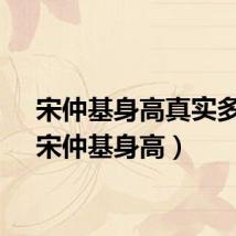 宋仲基身高真实多少（宋仲基身高）