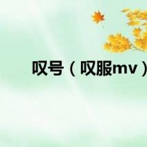 叹号（叹服mv）