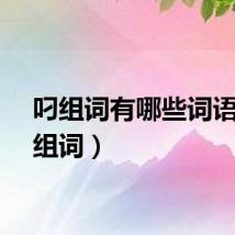 叼组词有哪些词语（叼组词）