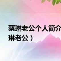 蔡琳老公个人简介（蔡琳老公）