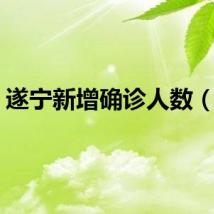 遂宁新增确诊人数（遂）