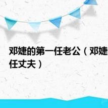 邓婕的第一任老公（邓婕的第一任丈夫）