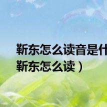 靳东怎么读音是什么（靳东怎么读）