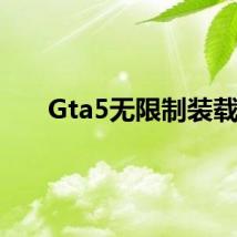 Gta5无限制装载