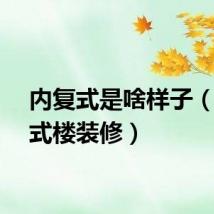 内复式是啥样子（内复式楼装修）