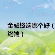 金融终端哪个好（金融终端）