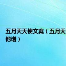 五月天天使文案（五月天天使吉他谱）