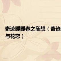 奇迹暖暖春之随想(奇迹暖暖春与花恋)