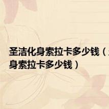 圣洁化身索拉卡多少钱（圣洁化身索拉卡多少钱）
