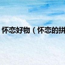 怀恋好物（怀恋的拼音）