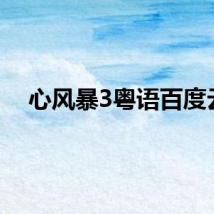 心风暴3粤语百度云