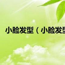 小脸发型（小脸发型）