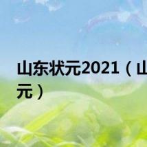 山东状元2021（山东状元）