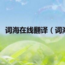 词海在线翻译（词海）