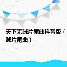 天下无贼片尾曲抖音版(天下无贼片尾曲)