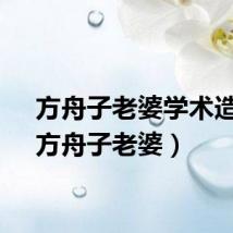 方舟子老婆学术造假（方舟子老婆）