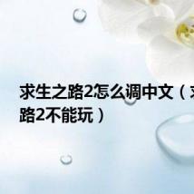 求生之路2怎么调中文(求生之路2不能玩)