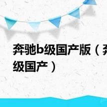 奔驰b级国产版(奔驰b级国产)