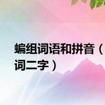 蝙组词语和拼音（蝙组词二字）