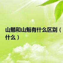 山魈和山魁有什么区别(山魈是什么)
