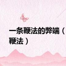 一条鞭法的弊端（一条鞭法）