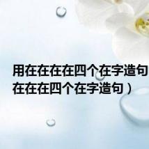 用在在在在四个在字造句（用在在在在四个在字造句）