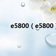 e5800(e5800)