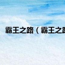 霸王之路（霸王之路）