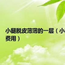 小腿脱皮薄薄的一层(小腿脱毛费用)