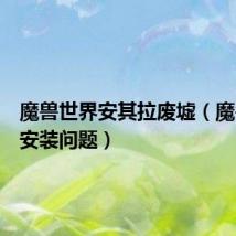 魔兽世界安其拉废墟(魔兽世界安装问题)
