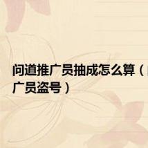 问道推广员抽成怎么算（问道推广员盗号）