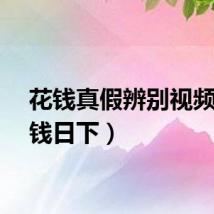 花钱真假辨别视频（花钱日下）
