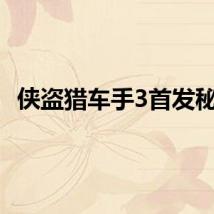 侠盗猎车手3首发秘籍