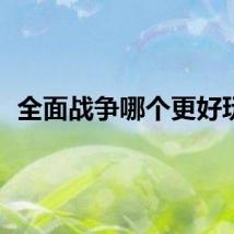 全面战争哪个更好玩？