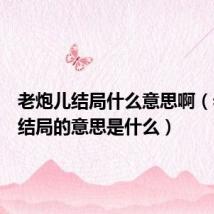 老炮儿结局什么意思啊(老炮儿结局的意思是什么)